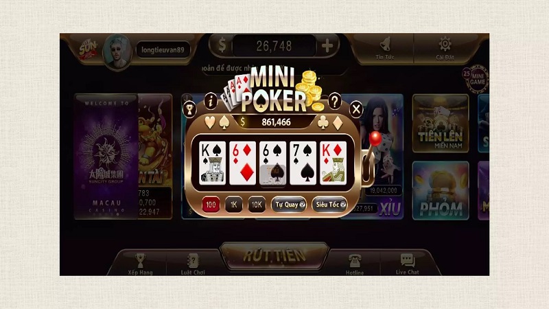 Những Đặc Điểm Cơ Bản Làm Nên Tên Tuổi Mini Poker Go88